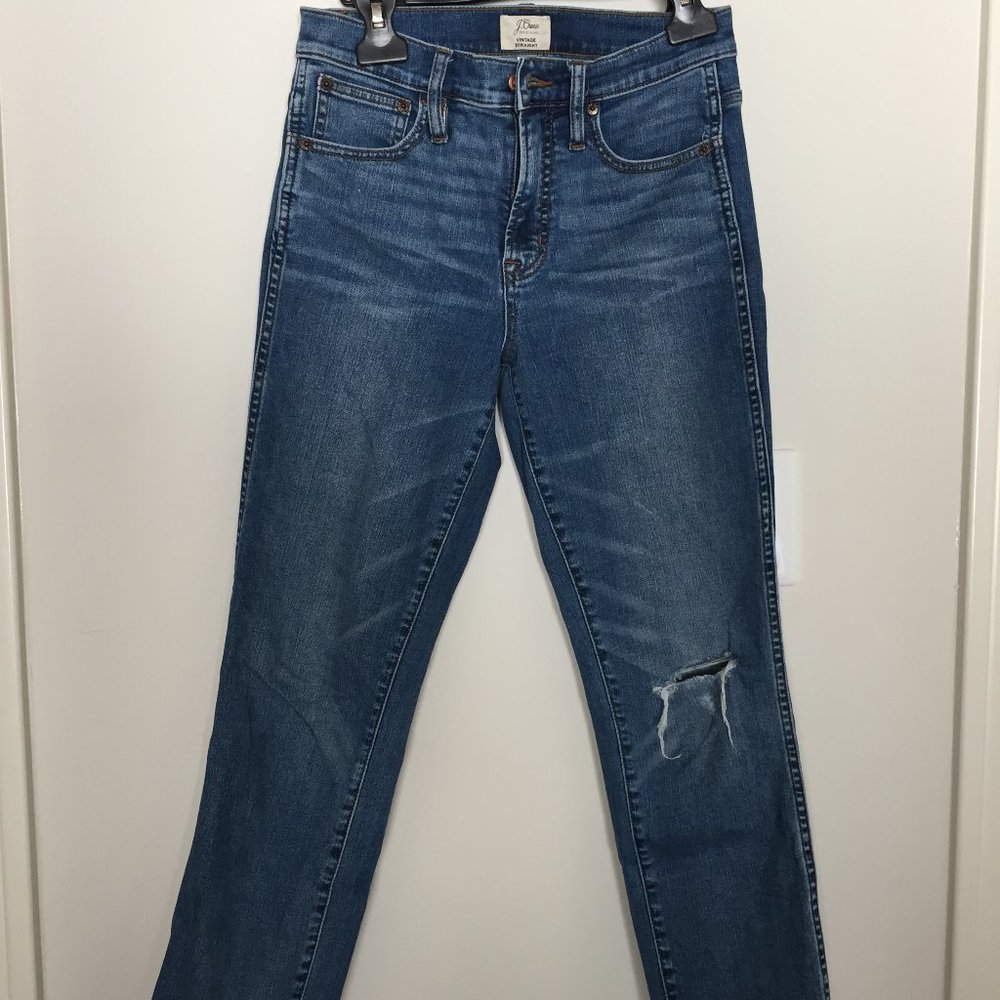J. Crew Vintage jeans high rise straight sz 26